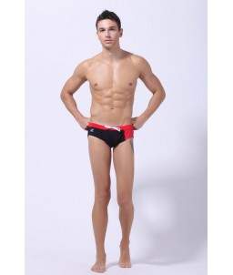 Maillot de Bain Sexy Boxer Noir Taille M Polyamide & Spandex