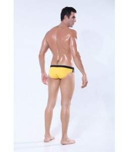 Maillot de Bain Sexy Boxer Noir Taille M Polyamide & Spandex