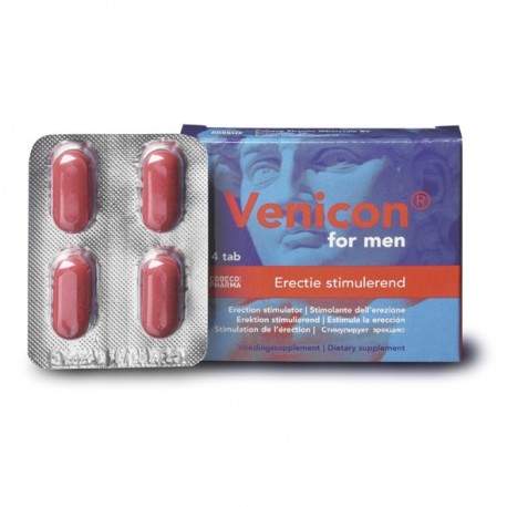 Venicon Pour Homme 4 piles Pour l'aide à L'érection