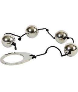 Chapelet Anal de 4 Boules de Métal Anal Beads E20662