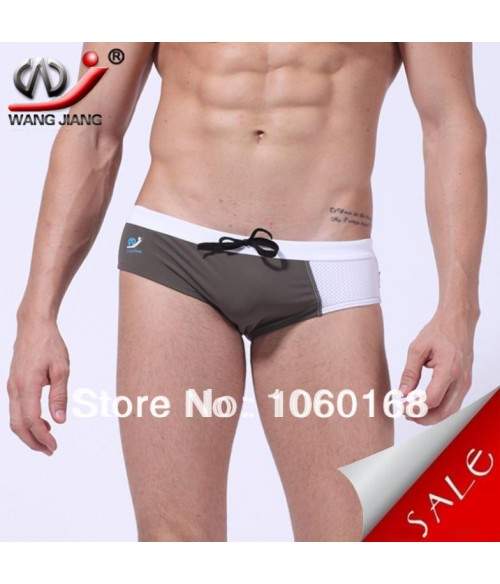 Maillot de Bain Sexy Boxer Noir Taille M Polyamide & Spandex