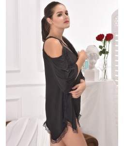 Sextoys, sexshop, loveshop, sexy lingerie : Sexy Lingerie Woman : sexy black tunic size M