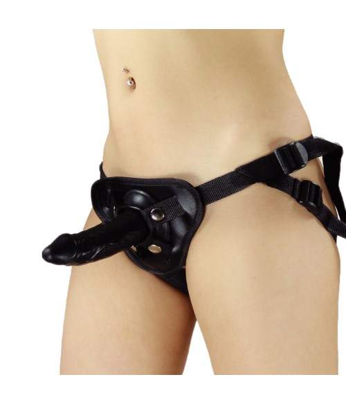 Ceinture Harnais Réglable pour Godemichet ou Vibromasseur 2C889