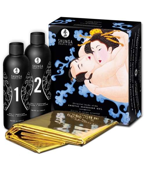 Coffret Shunga Massage Erotique Corps à Corps Oriental 9077019