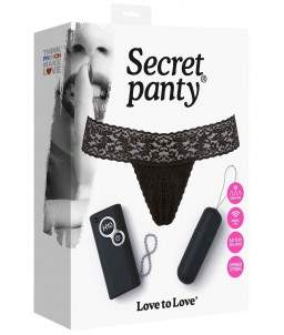 Culotte Vibrante Secret Panty de love to love Vibromasseur