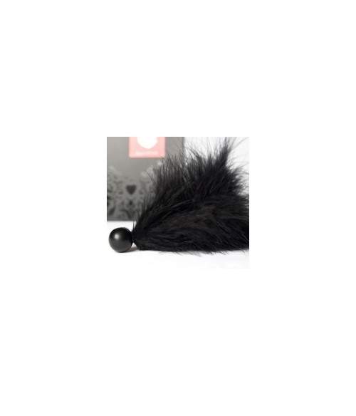 Plumeau Pour Caresses Noir En Plumes