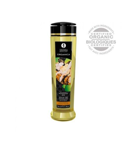 Shunga Huile de Massage Erotique Romance Fraise, Vin Pétillant