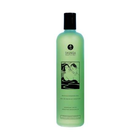 Gel de Bain et Douche Comestible de Shunga à la Menthe 9065009