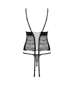 Sextoys, sexshop, loveshop, sexy lingerie : Bustiers and Corsets : Obsessive - sexy set Corset Sharlotte S/M