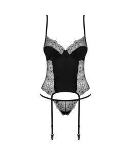 Sextoys, sexshop, loveshop, sexy lingerie : Bustiers and Corsets : Obsessive - sexy set Corset Sharlotte S/M