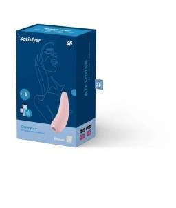 Sextoys, sexshop, loveshop, lingerie sexy : Stimulateur Clitoris : Satisfyer -Curvy 2 + rose