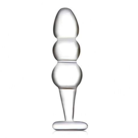 Plug Anal Godemichet en Verre Glass Dildo Butt Plug YF1671