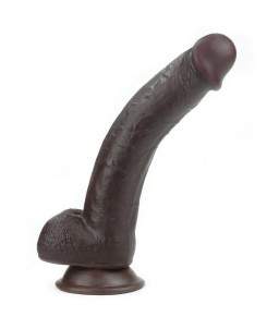 Sextoys, sexshop, loveshop, lingerie sexy : Gode Ventouse : Lovetoy - Gode Brown ventouse 23.5 cm