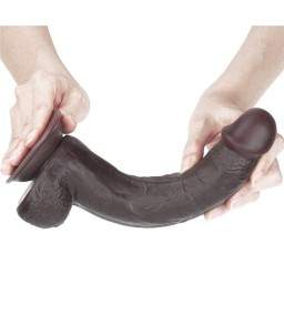 Sextoys, sexshop, loveshop, lingerie sexy : Gode Ventouse : Lovetoy - Gode Brown ventouse 23.5 cm