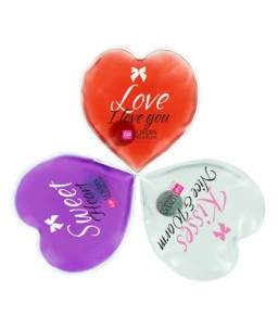 Lot de 3 Coeurs de Massage Chauffant E22007