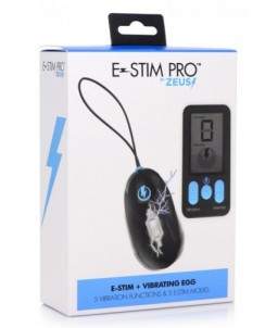 Sextoys, sexshop, loveshop, lingerie sexy : Electro-Stimulation : Zeus Electrosex - Œuf vibrant Electro Stimulation