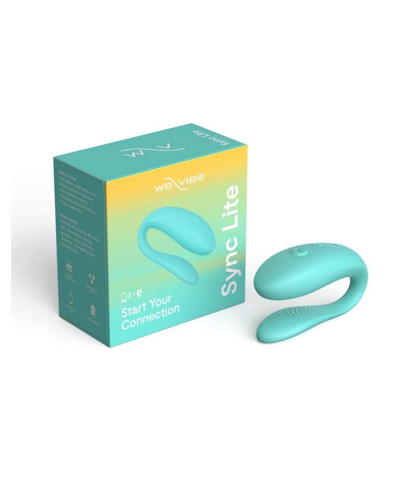 Sextoys, sexshop, loveshop, lingerie sexy : Vibro Point G : We Vibe - Sync lite aqua bleu