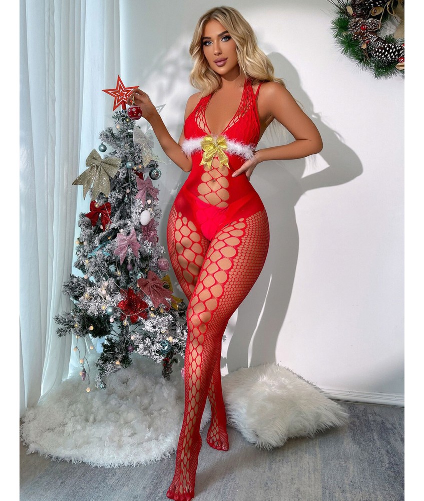 Sextoys, sexshop, loveshop, lingerie sexy : Combinaisons : Combinaison sexy Noel