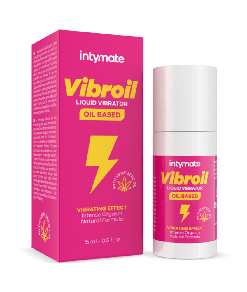 Sextoys, sexshop, loveshop, lingerie sexy : Aphrodisiaques Femmes : Intimate- Vibroil huile vibrante 15ml