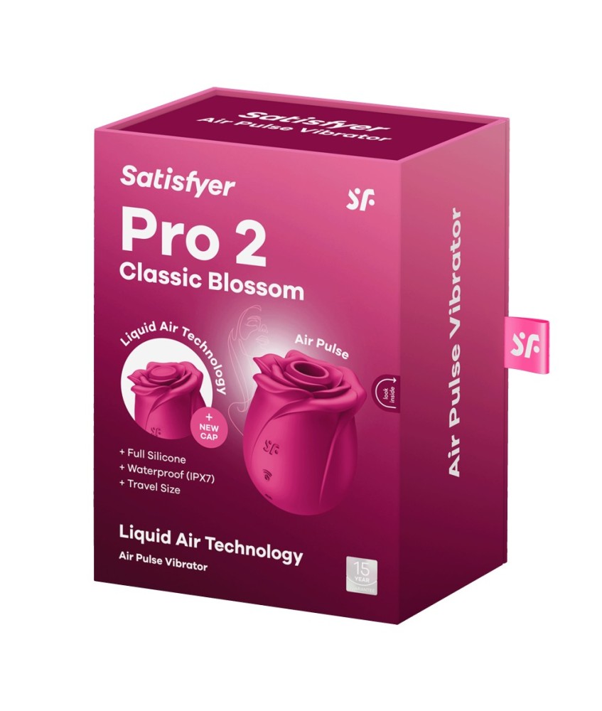 Sextoys, sexshop, loveshop, lingerie sexy : Stimulateur Clitoris : Satisfyer Pro 2 classique Rose