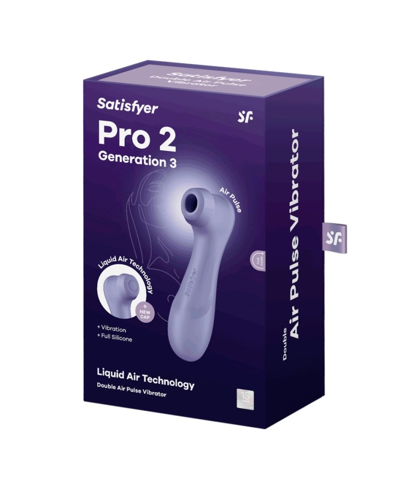 Sextoys, sexshop, loveshop, lingerie sexy : Stimulateur Clitoris : Satisfyer - pro 2- génération 3 Lilas