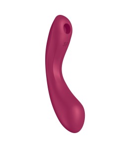 Sextoys, sexshop, loveshop, lingerie sexy : Stimulateur Clitoris : Satisfyer -Curvy Trinity 1 rouge