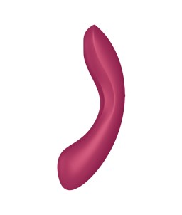 Sextoys, sexshop, loveshop, lingerie sexy : Stimulateur Clitoris : Satisfyer -Curvy Trinity 1 rouge