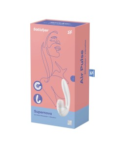 Sextoys, sexshop, loveshop, lingerie sexy : Stimulateur Clitoris : Satisfyer - Supernova Blanc