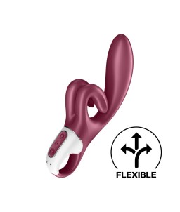 Sextoys, sexshop, loveshop, lingerie sexy : Stimulateur Clitoris : Satisfyer - Rabbit rouge