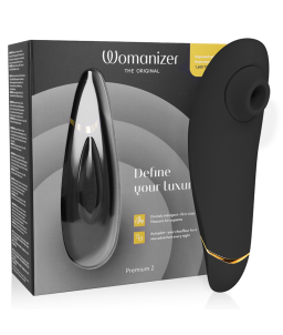 Sextoys, sexshop, loveshop, lingerie sexy : Sextoys luxe : Womanizer premium 2 noir et or