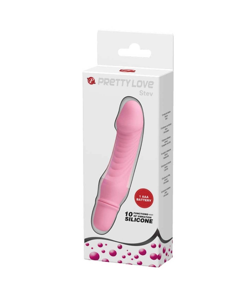 Sextoys, sexshop, loveshop, lingerie sexy : Vibromasseurs : Pretty love - Stev baby rose pale