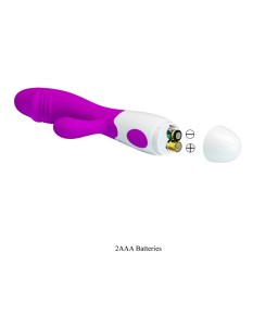 Sextoys, sexshop, loveshop, lingerie sexy : Vibro Rabbit : Vibromasseur Pretty Love Snappy en silicone