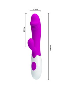 Sextoys, sexshop, loveshop, lingerie sexy : Vibro Rabbit : Vibromasseur Pretty Love Snappy en silicone