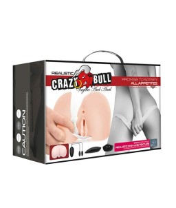 Sextoys, sexshop, loveshop, lingerie sexy : Vagin Artificiel : Crazy Bull- Masturbateur Vagin et Anus vibrant