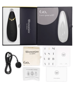 Sextoys, sexshop, loveshop, lingerie sexy : Sextoys luxe : Womanizer premium 2 noir et or