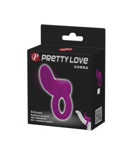 Sextoys, sexshop, loveshop, lingerie sexy : Anneaux Vibrants & Cockring : Pretty Love - Anneau penien Cobra