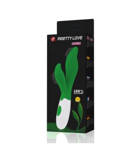 Sextoys, sexshop, loveshop, lingerie sexy : Vibro Rabbit : Pretty Love - Vibromasseur double simulation