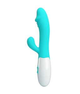 Sextoys, sexshop, loveshop, lingerie sexy : Vibro Rabbit : Vibromasseur Pretty Love Snappy Turquoise