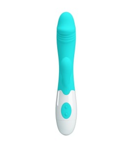 Sextoys, sexshop, loveshop, lingerie sexy : Vibro Rabbit : Vibromasseur Pretty Love Snappy Turquoise