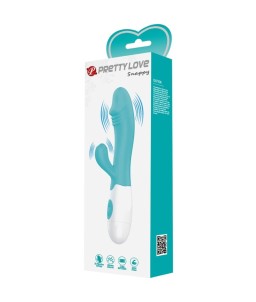 Sextoys, sexshop, loveshop, lingerie sexy : Vibro Rabbit : Vibromasseur Pretty Love Snappy Turquoise