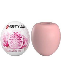 Sextoys, sexshop, loveshop, lingerie sexy : Vagin Artificiel : Pretty love -Oeuf masturbateur Rose