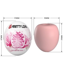 Sextoys, sexshop, loveshop, lingerie sexy : Vagin Artificiel : Pretty love -Oeuf masturbateur Rose