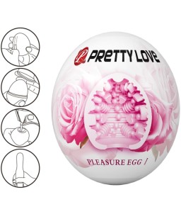 Sextoys, sexshop, loveshop, lingerie sexy : Vagin Artificiel : Pretty love -Oeuf masturbateur Rose