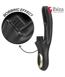 Sextoys, sexshop, loveshop, lingerie sexy : Stimulateur Clitoris : Ibiza - Vibromasseur a double fonction