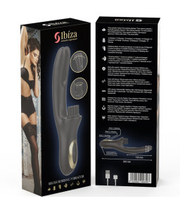 Sextoys, sexshop, loveshop, lingerie sexy : Stimulateur Clitoris : Ibiza - Vibromasseur a double fonction