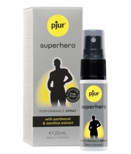 Sextoys, sexshop, loveshop, lingerie sexy : Gel Retardant et spray : Pjur Superhero Spray Retardant