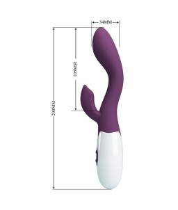 Sextoys, sexshop, loveshop, lingerie sexy : Vibro Rabbit : Vibromasseur Pretty Love Brighty violet foncé