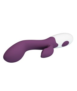 Sextoys, sexshop, loveshop, lingerie sexy : Vibro Rabbit : Vibromasseur Pretty Love Brighty violet foncé