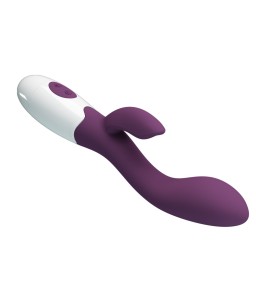 Sextoys, sexshop, loveshop, lingerie sexy : Vibro Rabbit : Vibromasseur Pretty Love Brighty violet foncé