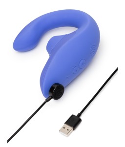 Sextoys, sexshop, loveshop, lingerie sexy : Stimulateur Clitoris : Womanizer - Blend vibrant bleu